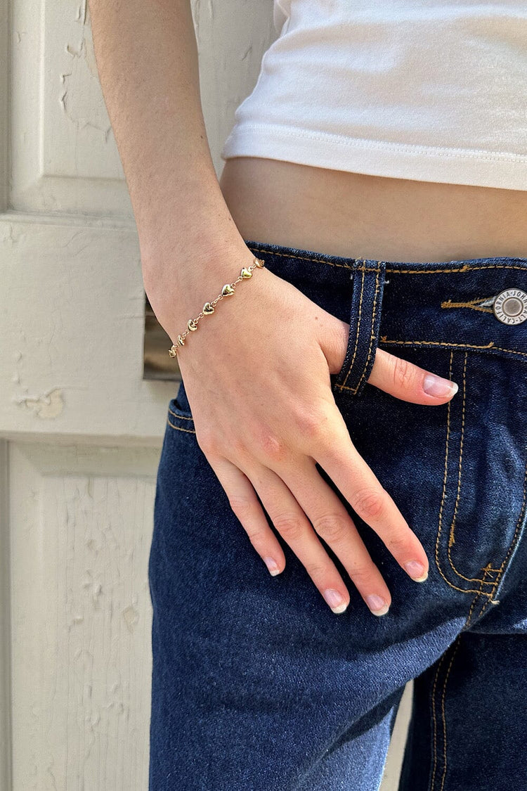 Hearts Bracelets | Gold