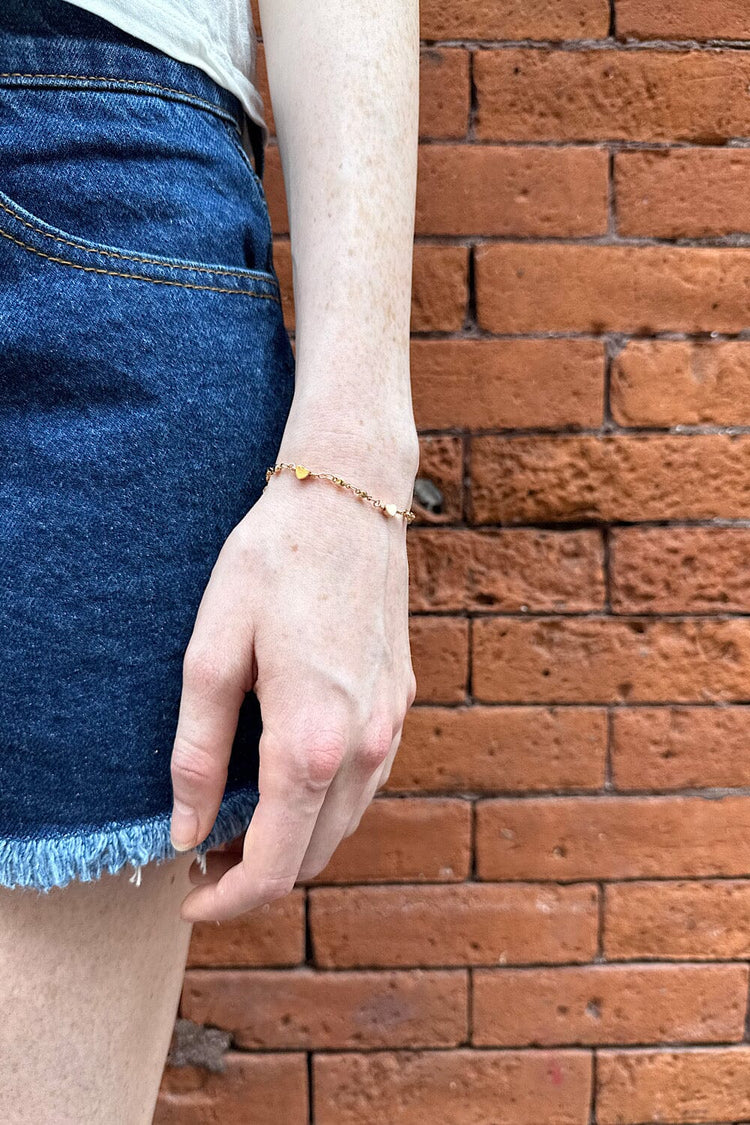 Heart Bracelet | Gold