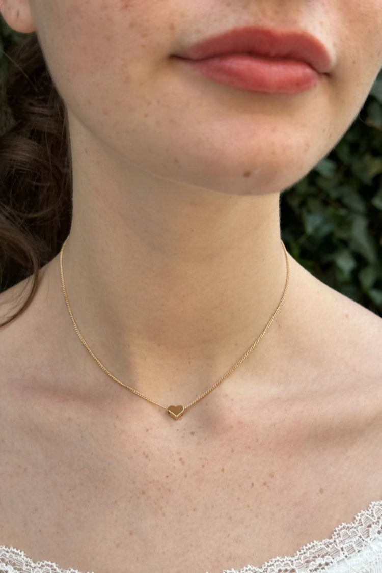 Heart Charm Necklace Brandy Melville Europe