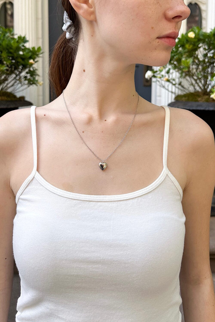 Heart Necklace | Silver