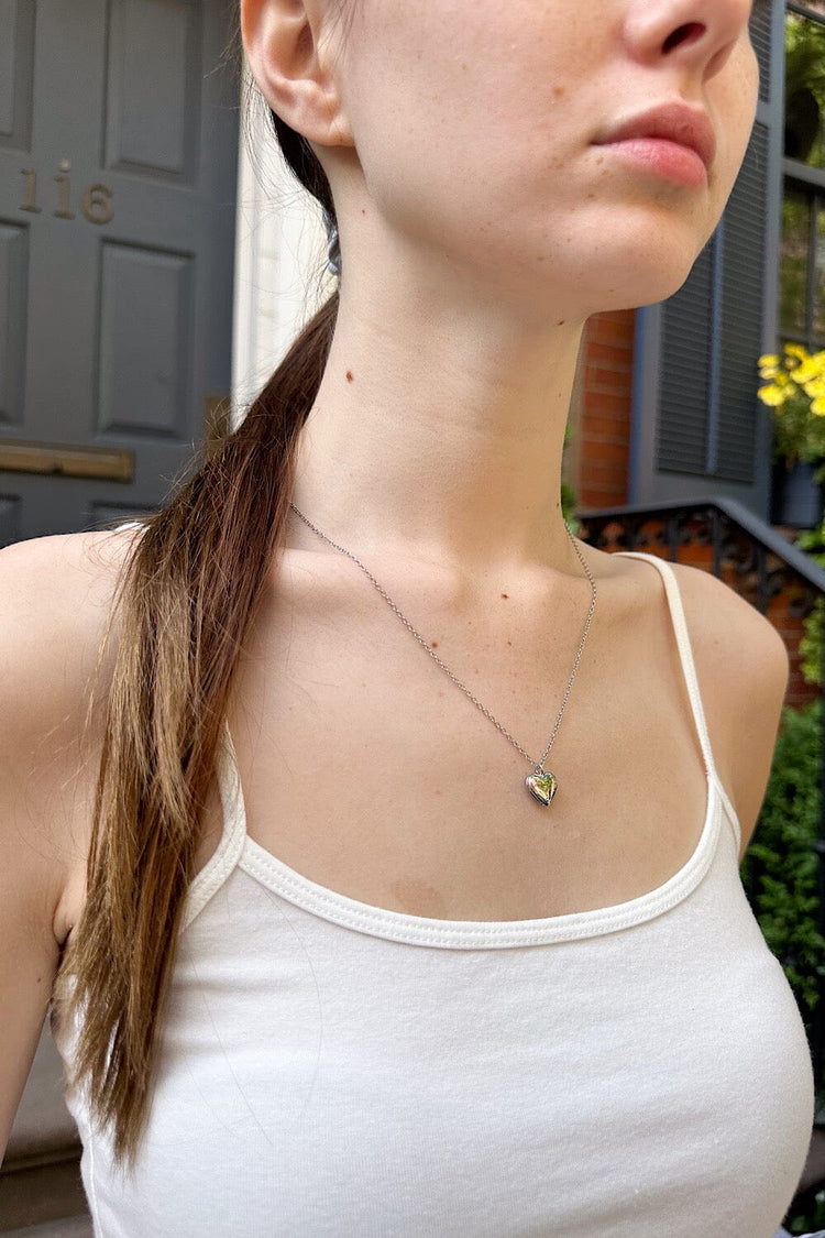 Heart Necklace | Silver