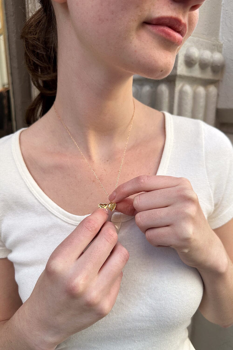 Heart Necklace | Gold