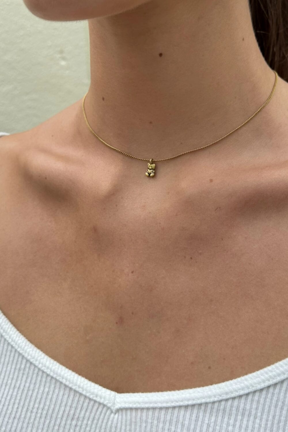 Teddy Bear Choker | Gold
