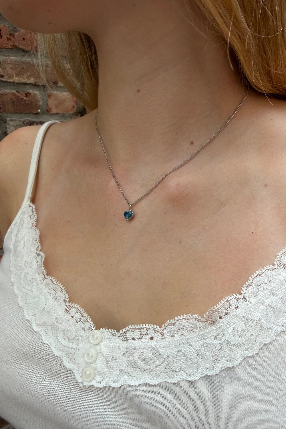 Heart Necklace | Silver