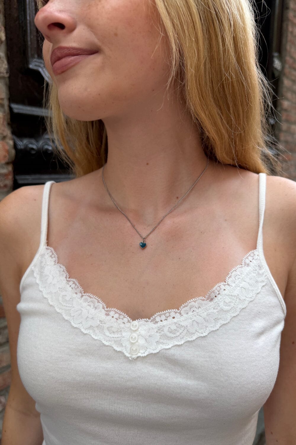 Heart Necklace | Silver