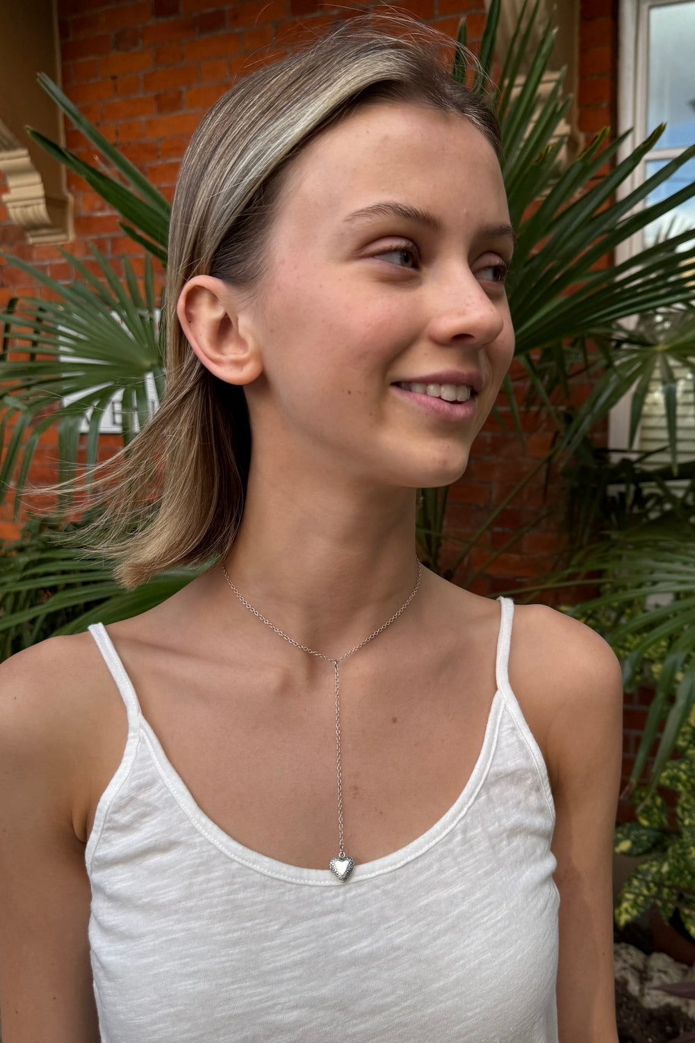 Heart Necklace | Silver