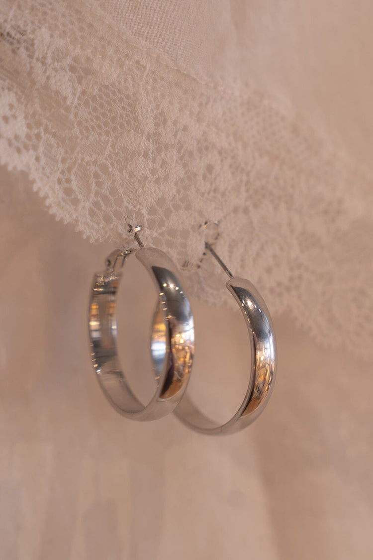 Hoop Earrings | Silver