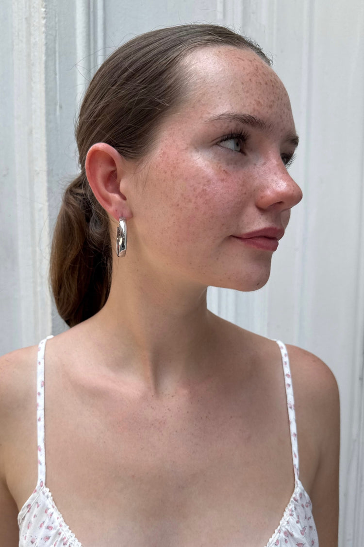 Hoop Earrings | Silver
