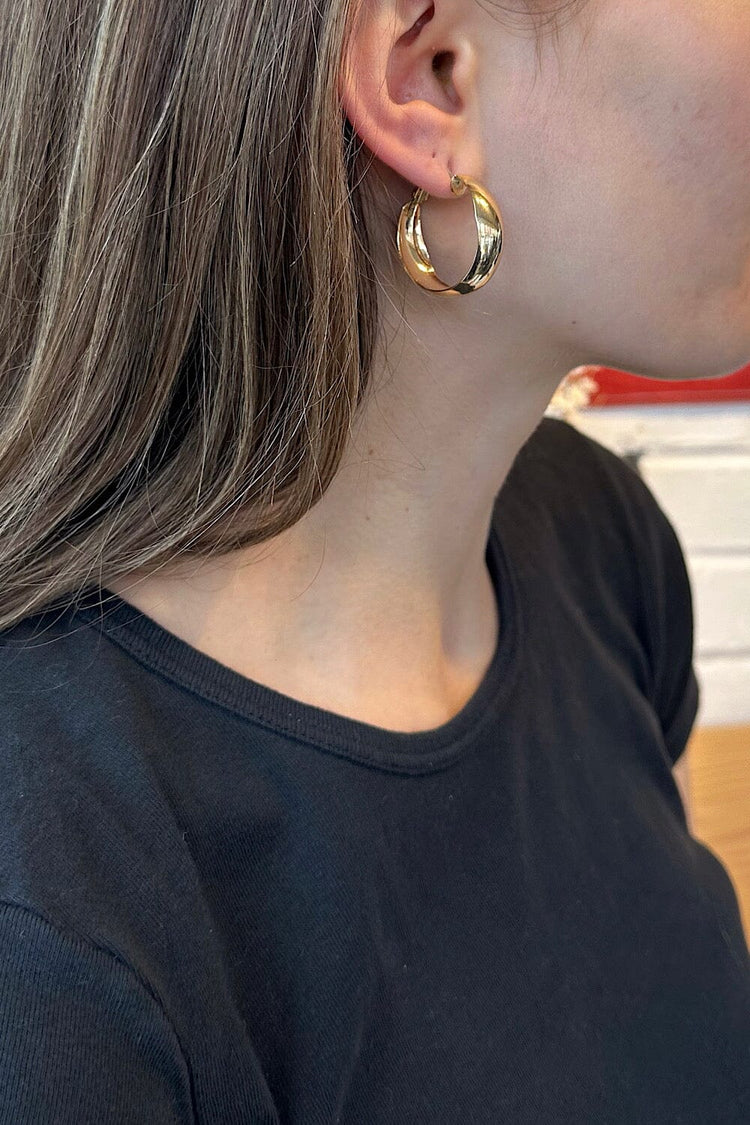 Hoop Earrings | Gold