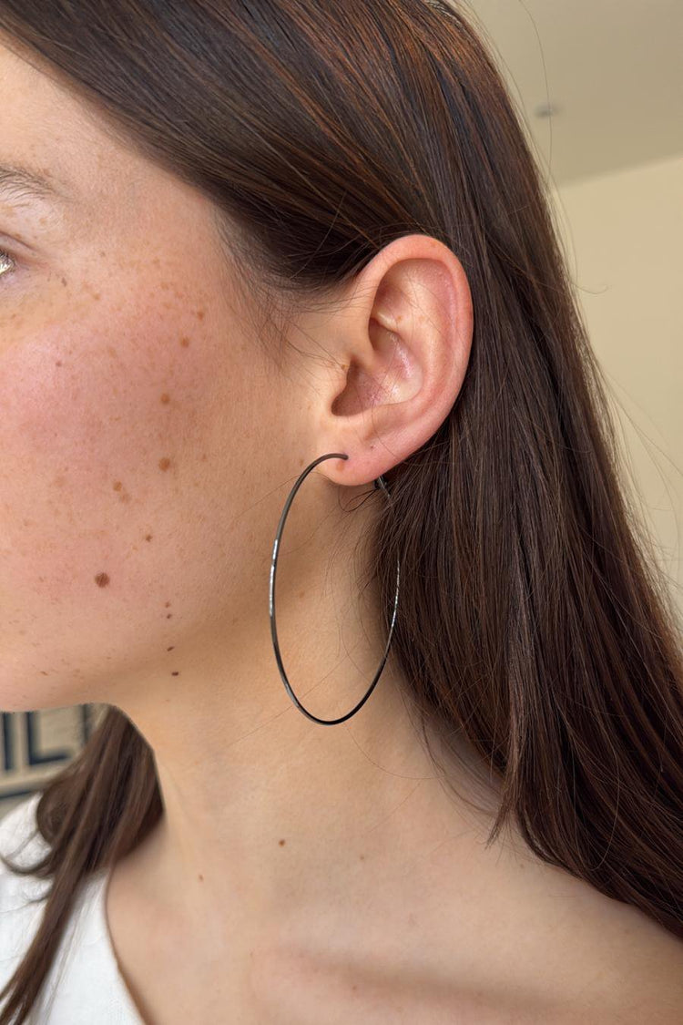 Hoop Earrings | Black