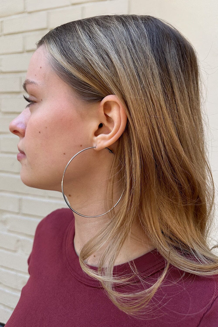 Hoop Earrings | Silver