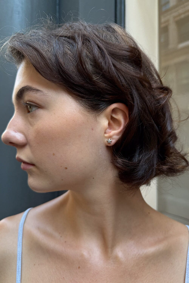 Star Earrings | Silver