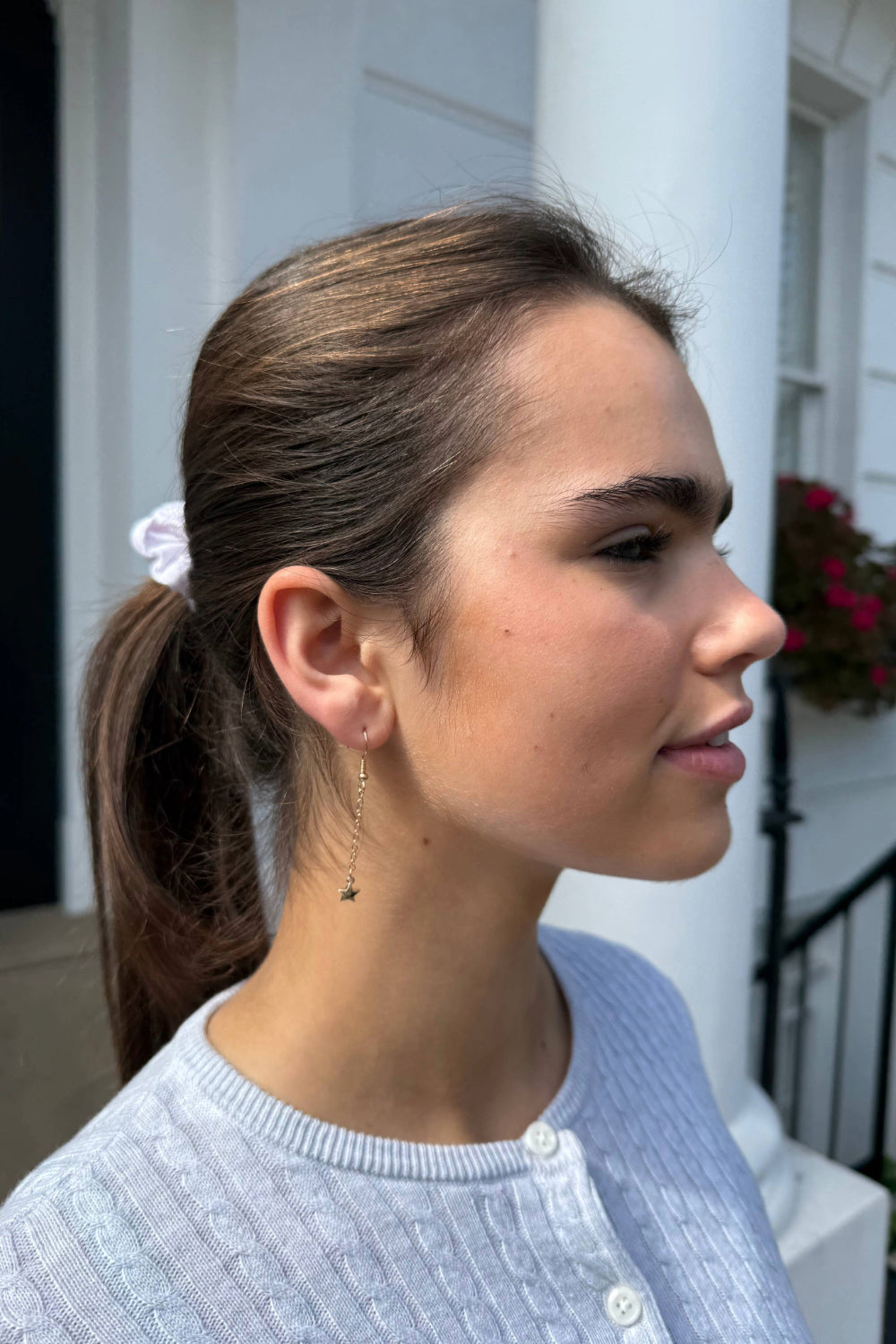 Star Dangle Earrings | Gold