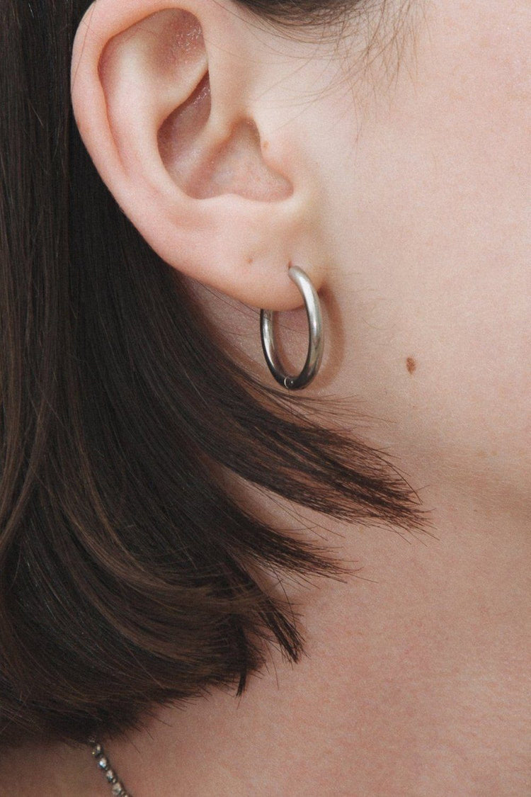 Hoop Earrings | Silver