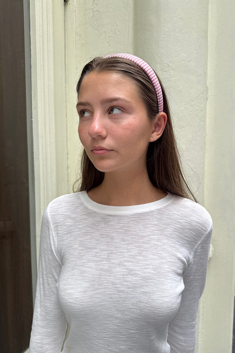 Plaid Headband | Red Gingham