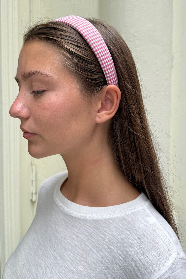 Plaid Headband | Red Gingham