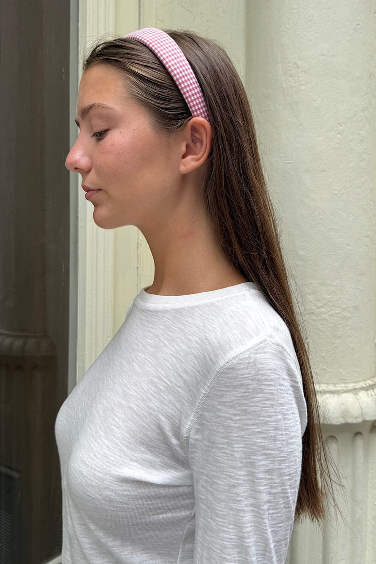 Plaid Headband | Red Gingham