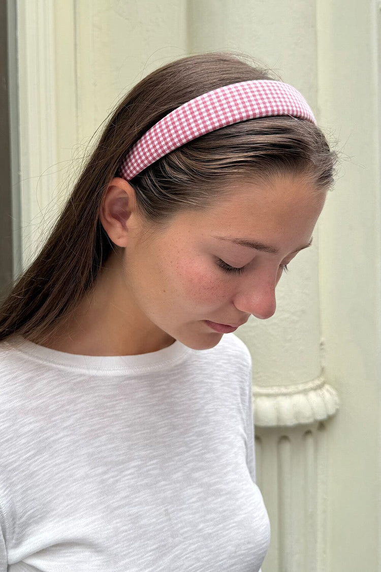 Plaid Headband | Red Gingham