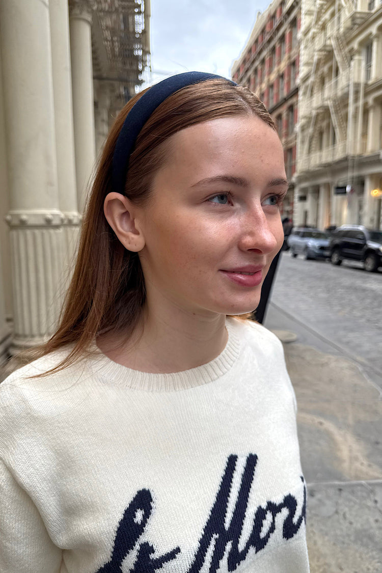 Solid Headband | Classic Navy