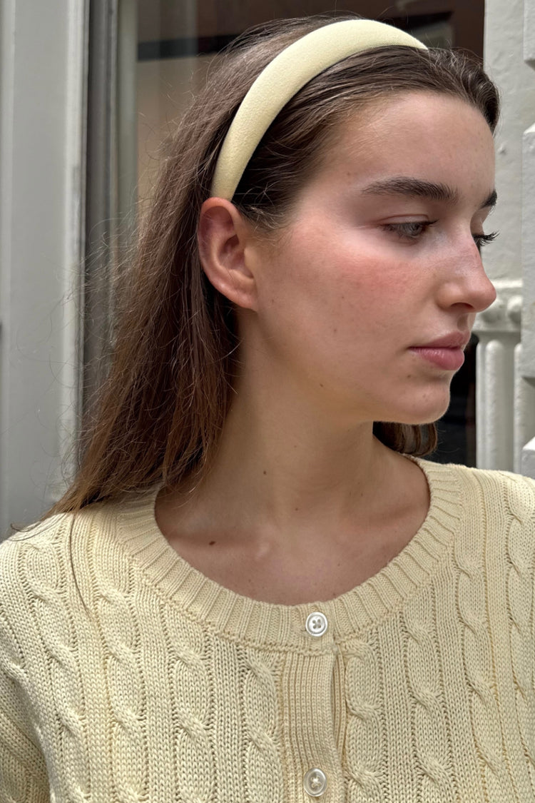 Solid Headband | Pastel Yellow