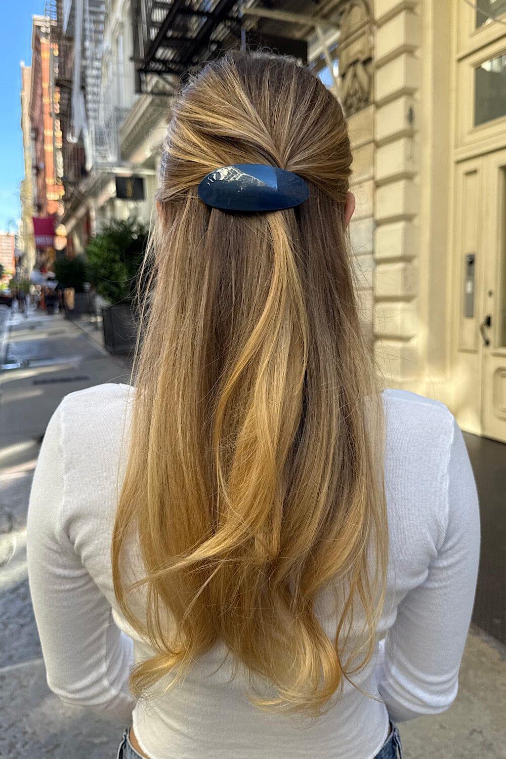 Hair Claw Clip | Navy Blue