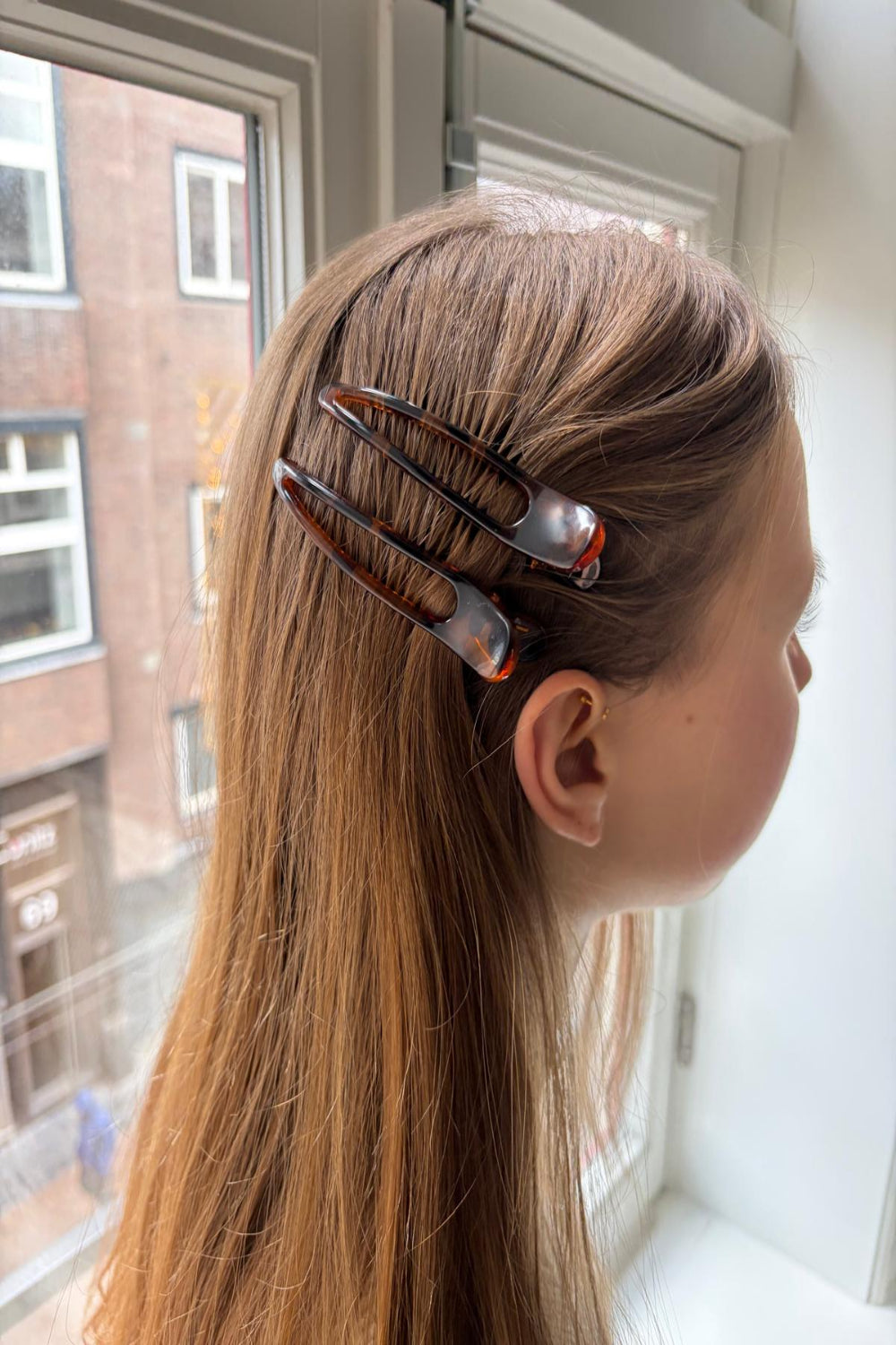 Veronica Hair Clips | Tortoise Shell