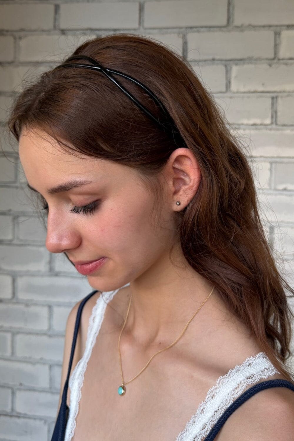 Cutout Ovals Headband | Black