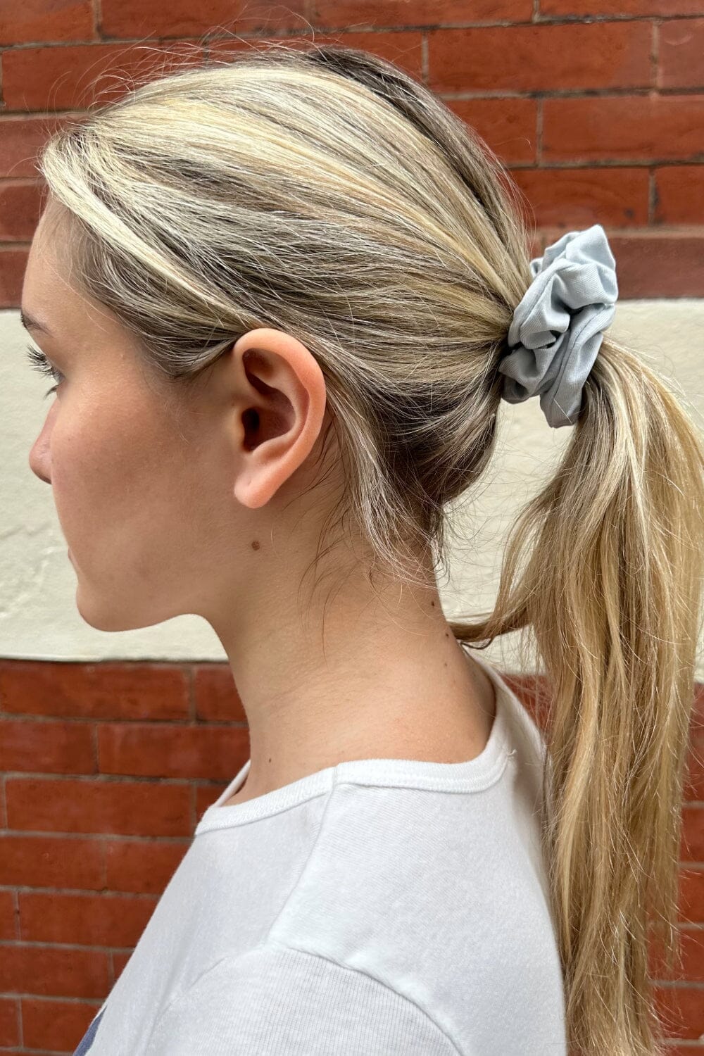 Light Blue Scrunchie