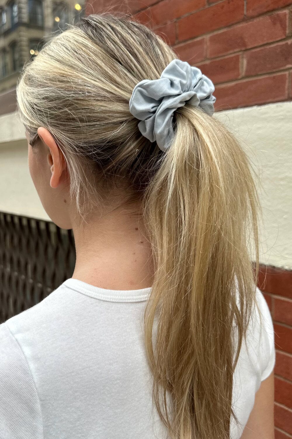 Light Blue Scrunchie Brandy Melville Europe
