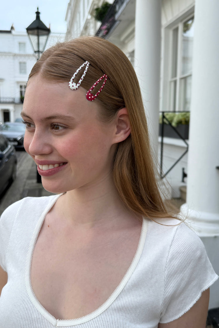 Polka Dots Hair Clip | Multicolor