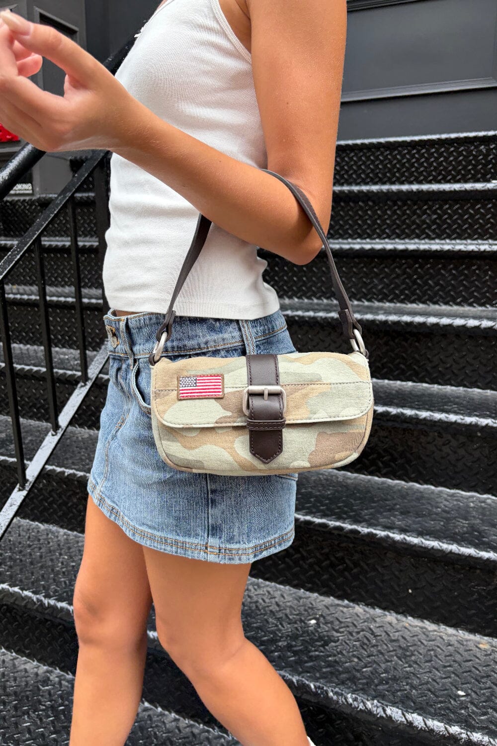 Camo Shoulder Bag | 