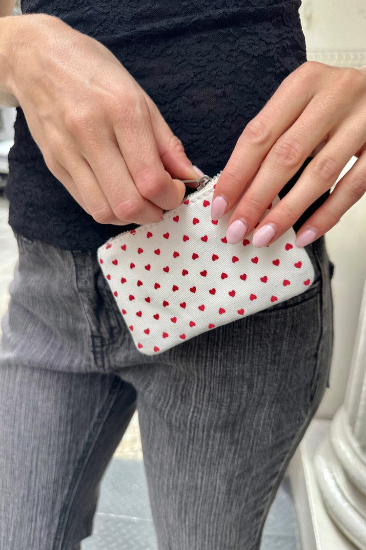 Heart Coin Purse | Red