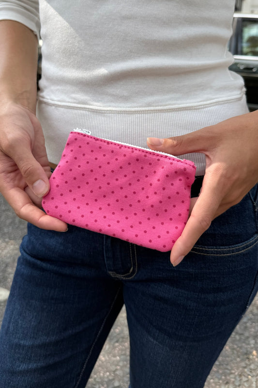 Pink With Red Polka Dots