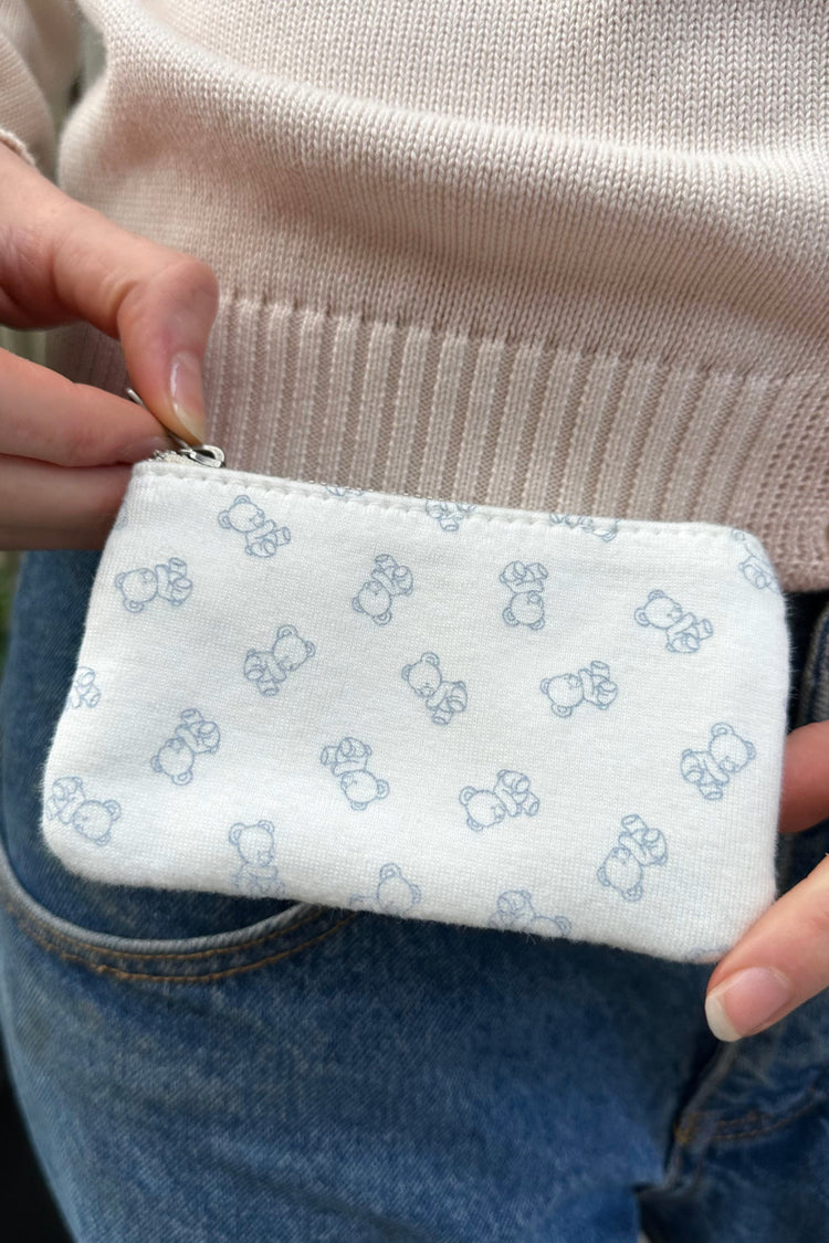 Teddy Bear Coin Purse | Ivory