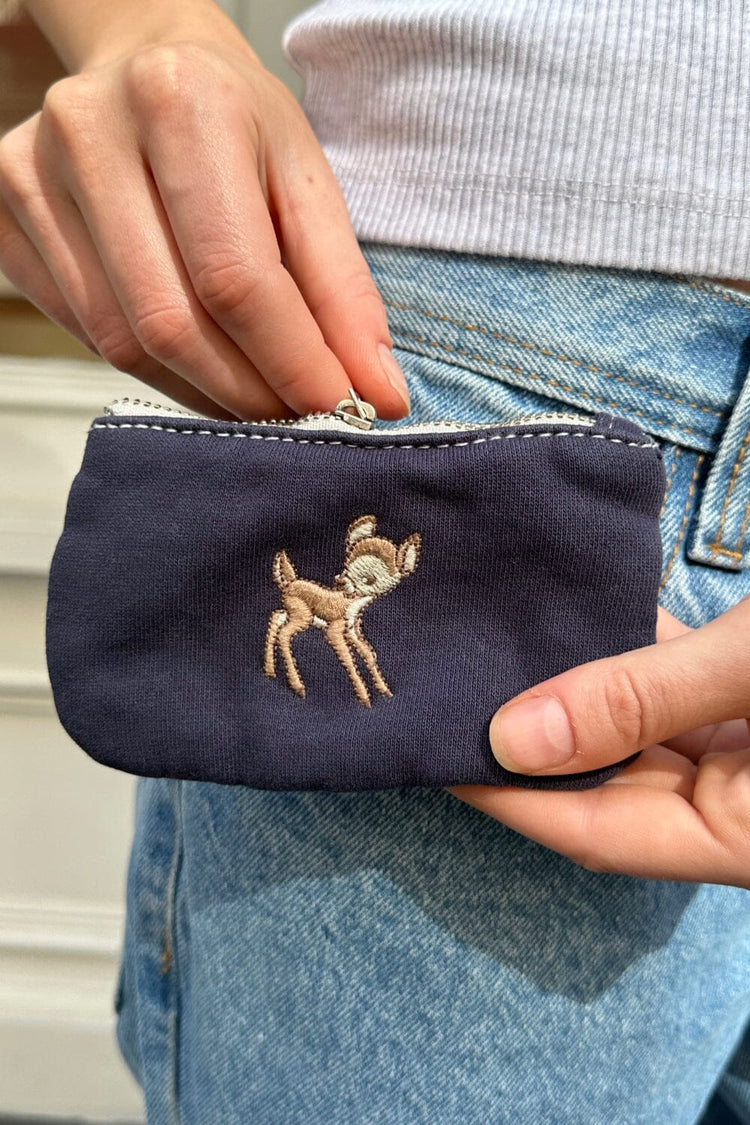 Deer Coin Purse | Navy