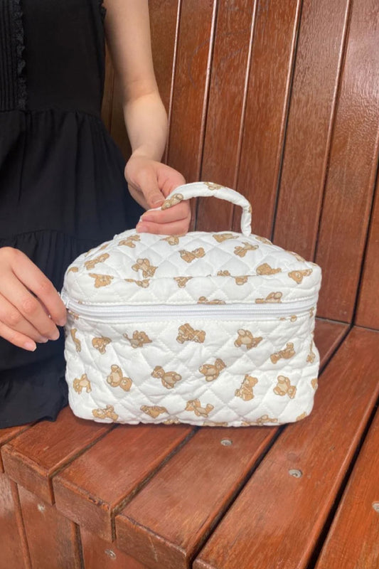 Teddy Makeup Bag