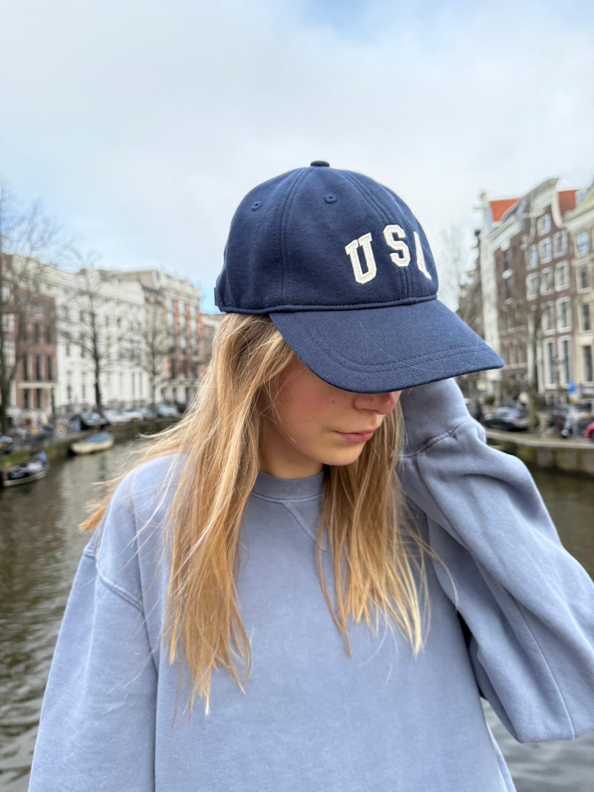 Veronica Cap | Navy Blue