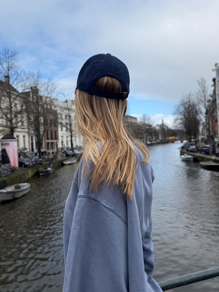 Veronica Cap | Navy Blue