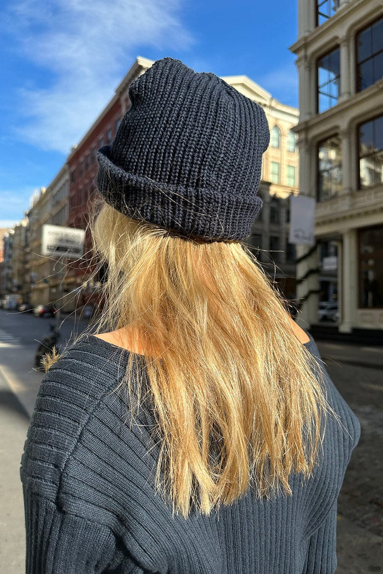 Knit Beanie | Navy