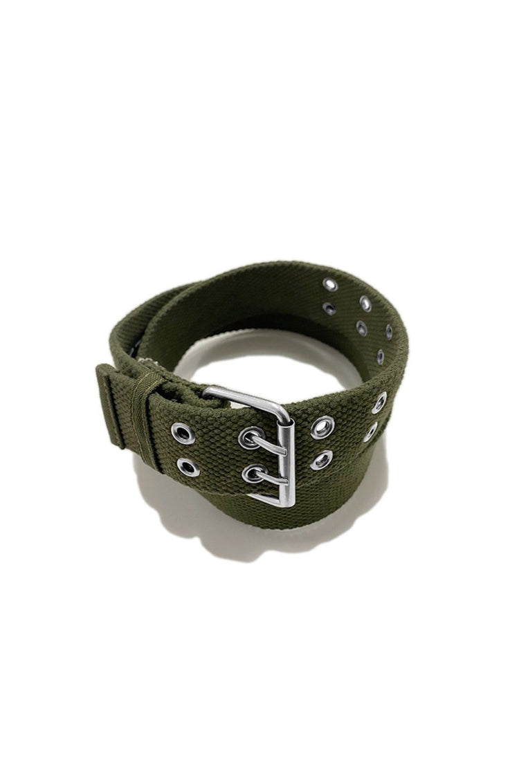 Green Canvas Belt | Matcha Green