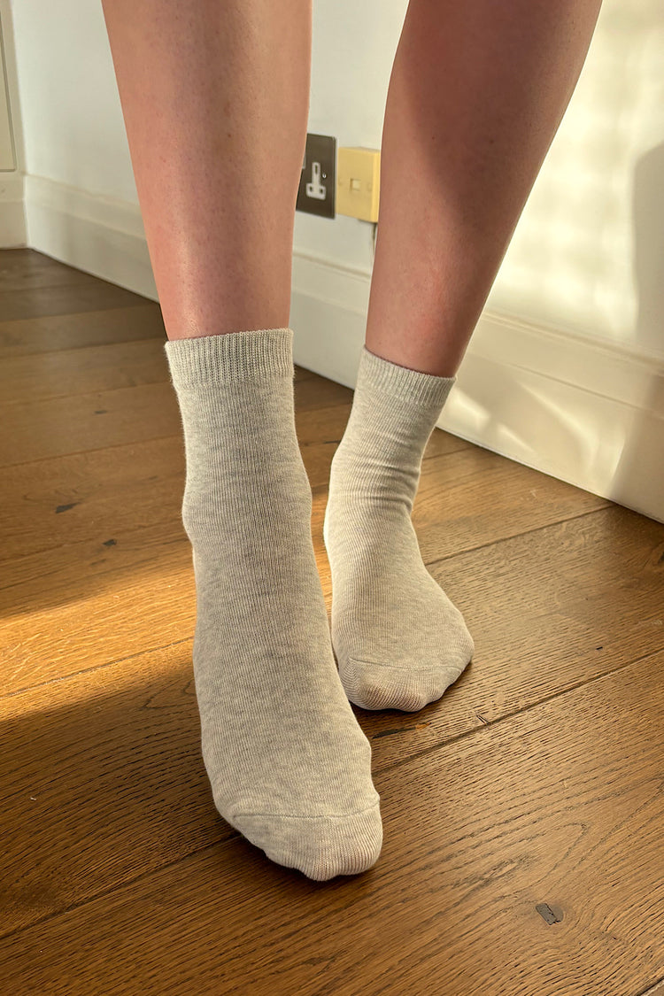 Basic Socks | Heather Grey