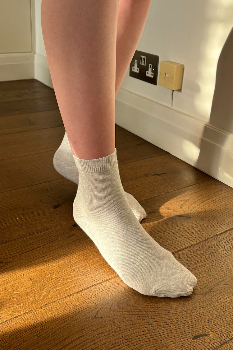 Basic Socks | Heather Grey