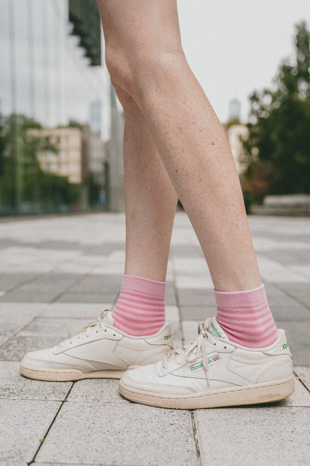 Bubblegum Pink and Pink Stripes