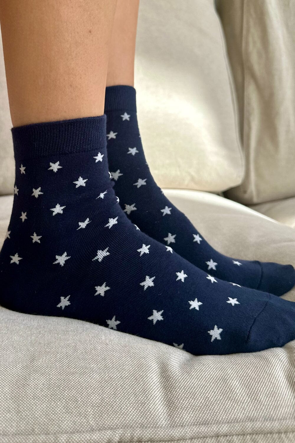 Navy with White Stars