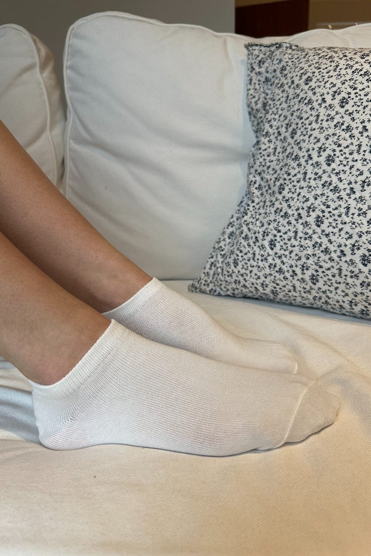 Basic Ankle Socks | White