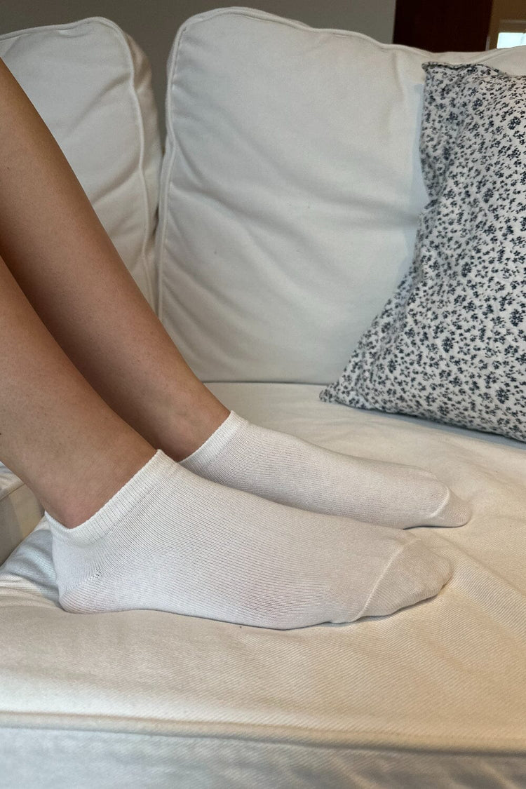 Basic Ankle Socks | White