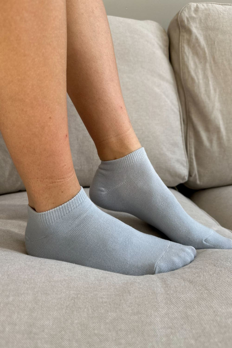 Basic Ankle Socks | Light Blue