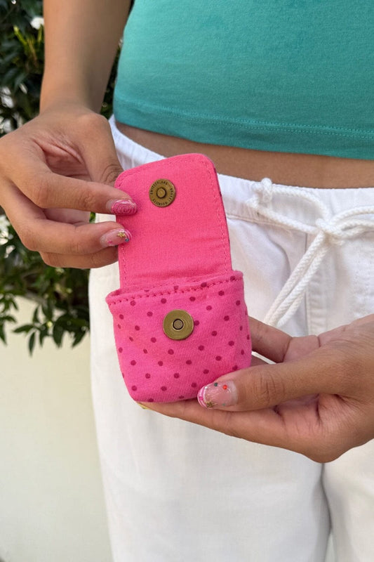 Pink with Red Polka Dots