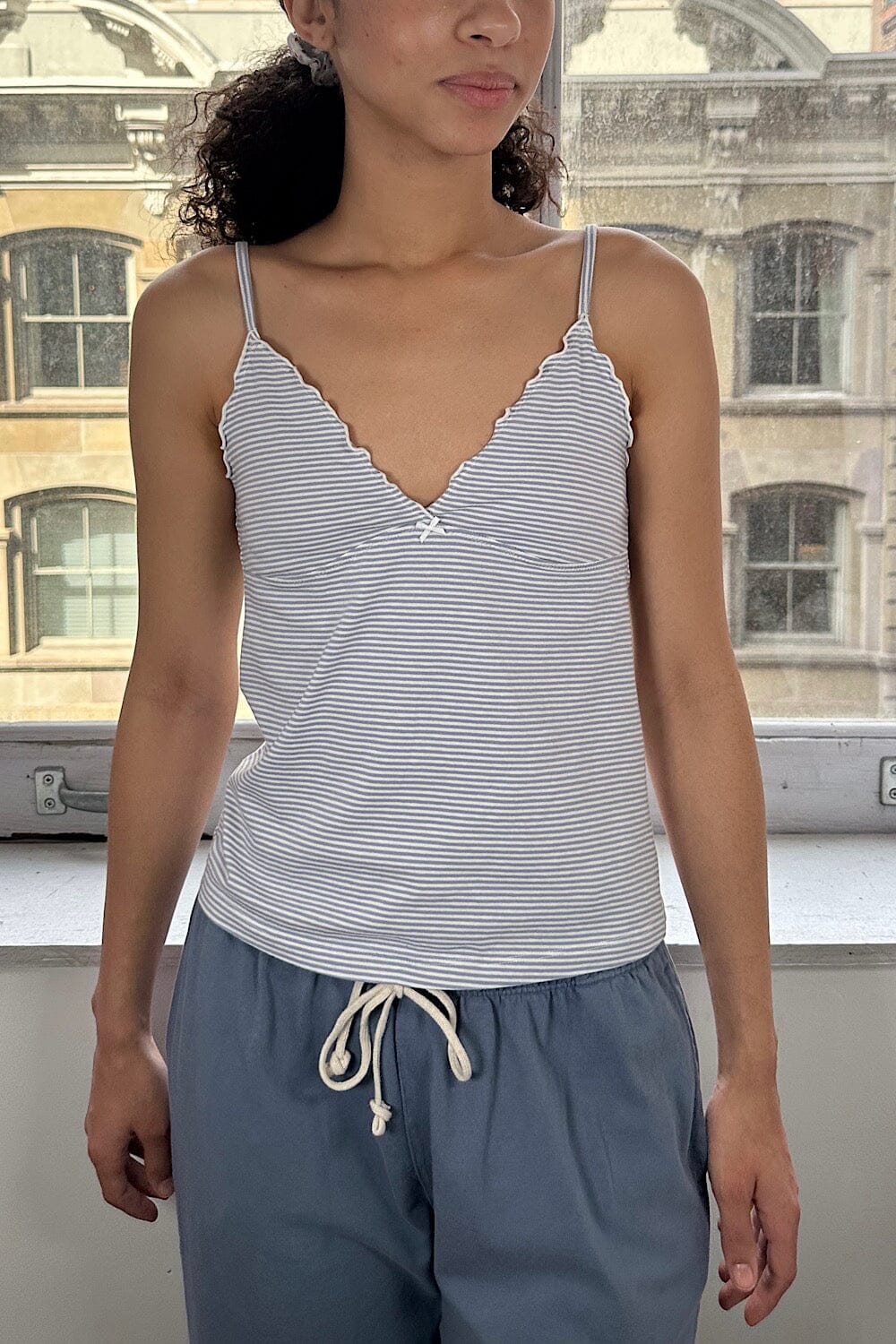 Light Blue With White Stripes / XS/S