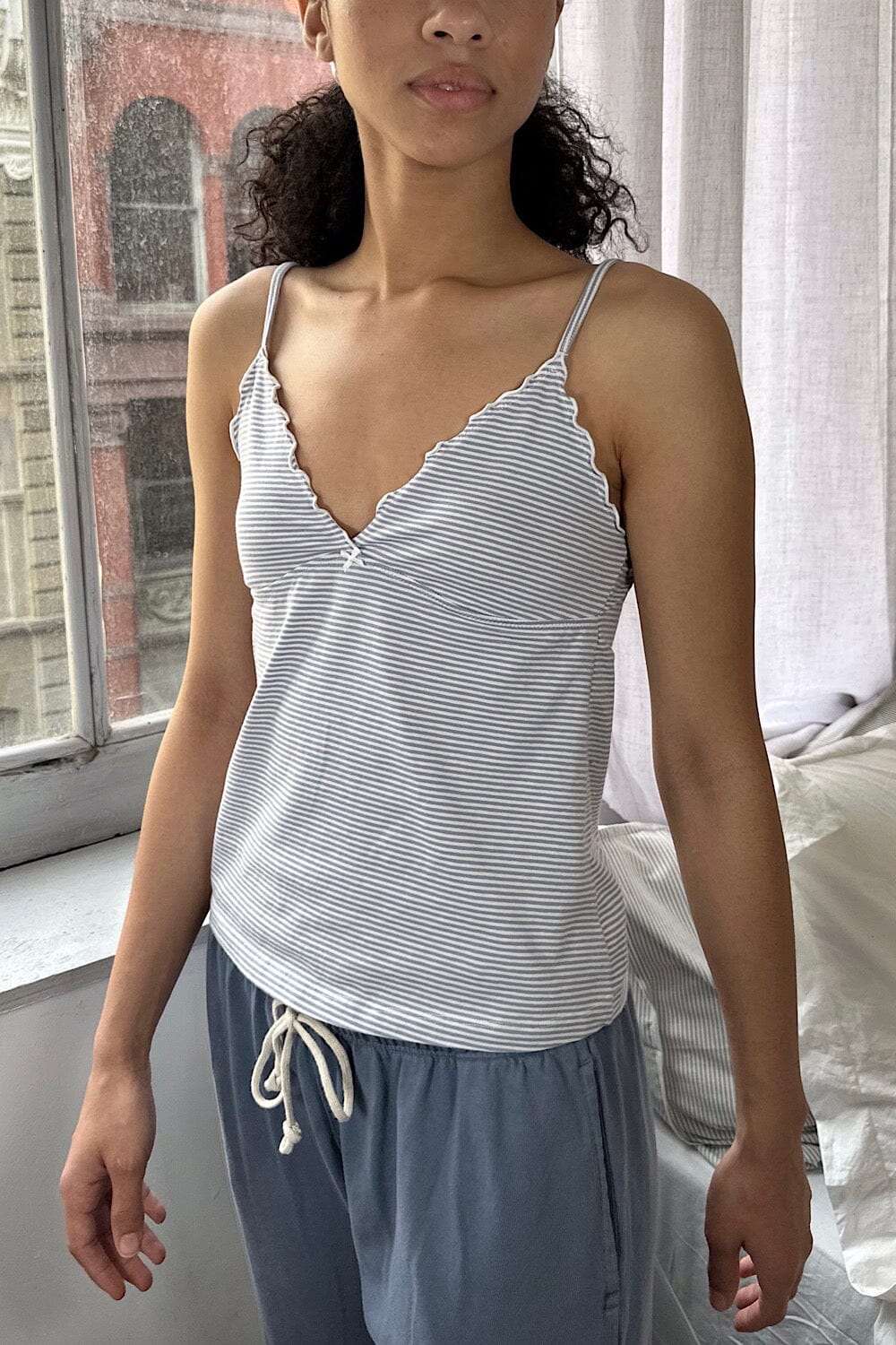 Light Blue With White Stripes / XS/S